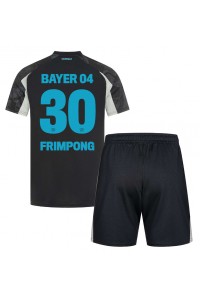 Bayer Leverkusen Jeremie Frimpong #30 Babyklær Tredje Fotballdrakt til barn 2024-25 Korte ermer (+ Korte bukser)